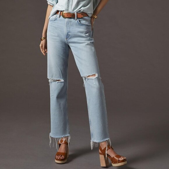 Citizens of Humanity Daphne Cropped Jeans in Chakra size 34 NWT - Picture 1 of 11